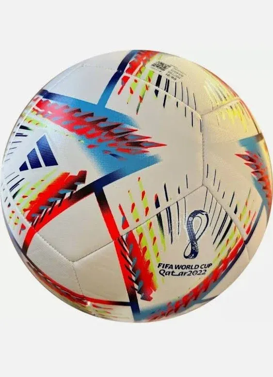 Adidas Rihla 2022 World Cup Training Soccer Ball - White 5