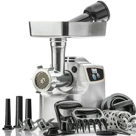 STX International Magnum 1800W Electric Meat Grinder (Patented Air Cooled) - 3 S