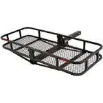 Elevate Outdoor Folding Cargo Carrier 48&#034;X19.5&#034;X7&#034; 500 Lbs-Weight Capacity Black