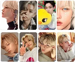 STRAYKIDS OFFICIAL PHOTOCARDS - Bang Chan Lee Know Changbin Hwang Hyunjin Han Jisung Felix Seungmin Yang Jeongin I.N - Black Oddinary PCs