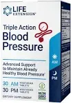 Triple Action Blood Pressure  60 Tabs By Life Extension