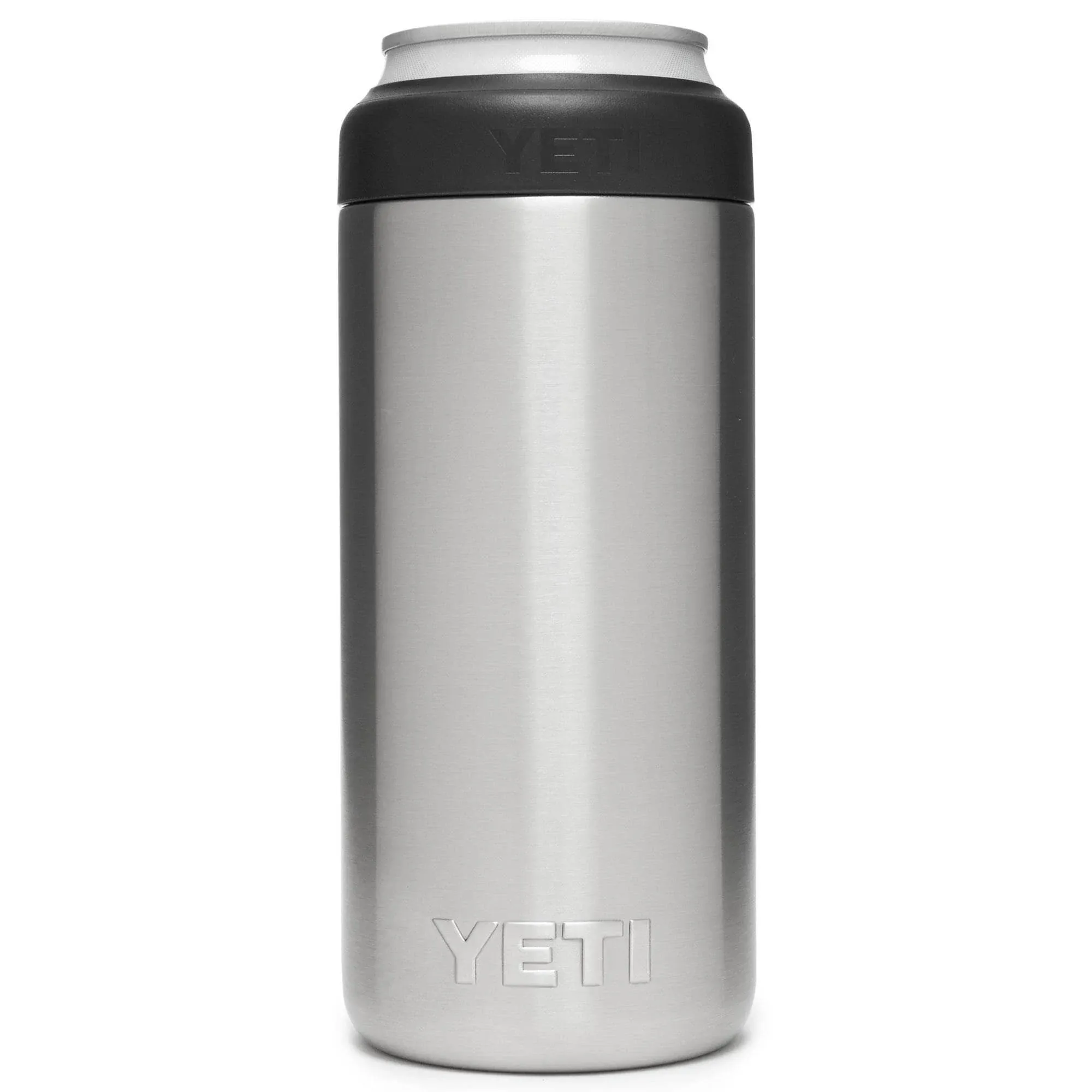 Yeti Rambler 12 oz Colster Slim Can Cooler Stainless