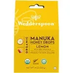 Wedderspoon Organic Manuka Honey Drops Lemon