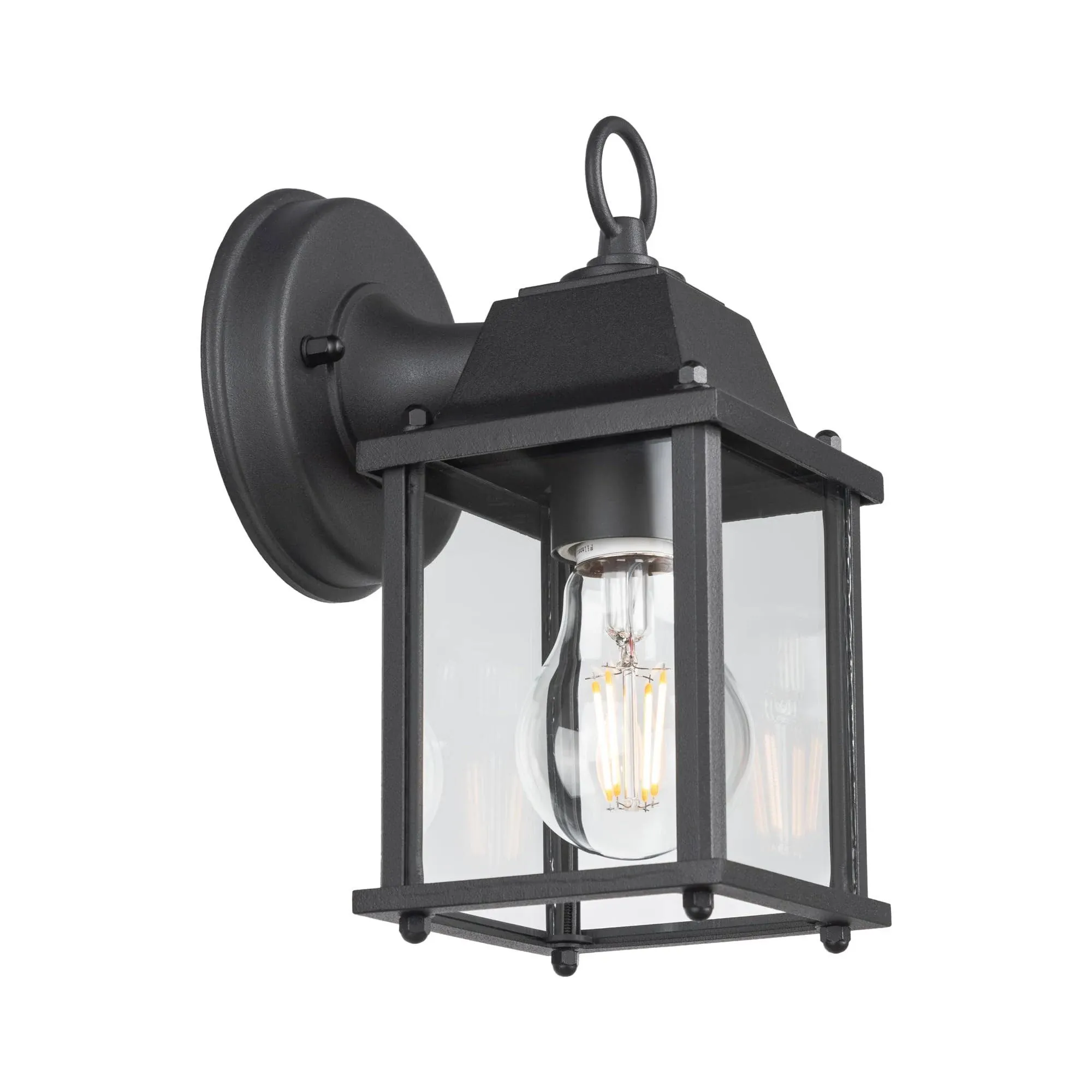 Outdoor Wall Lantern, Wall Sconce as Porch Lighting Fixture, E26 Base 60W Max., 