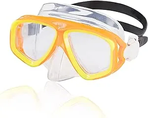 Speedo Unisex-Adult Swim Snorkel Dive Mask Anti-Fog with Nose Cover Adventure Series