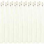 30 Pack Lvory Taper Candles 10 Inch, Dripless and Unscented Tall Table Candle...