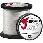 Daiwa JB8U8-300CH J-Braid Chartreuse Fishing Line 330 Yards, 8lb