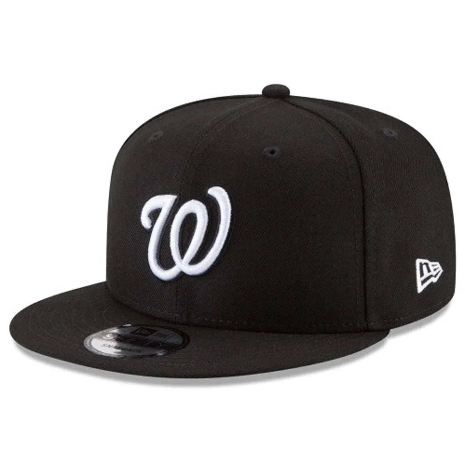 Washington Nationals Black on White MLB Basic 9Fifty Snapback