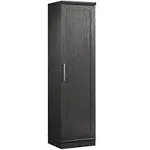 Sauder Homeplus 19"W Single Door Pantry, Raven Oak