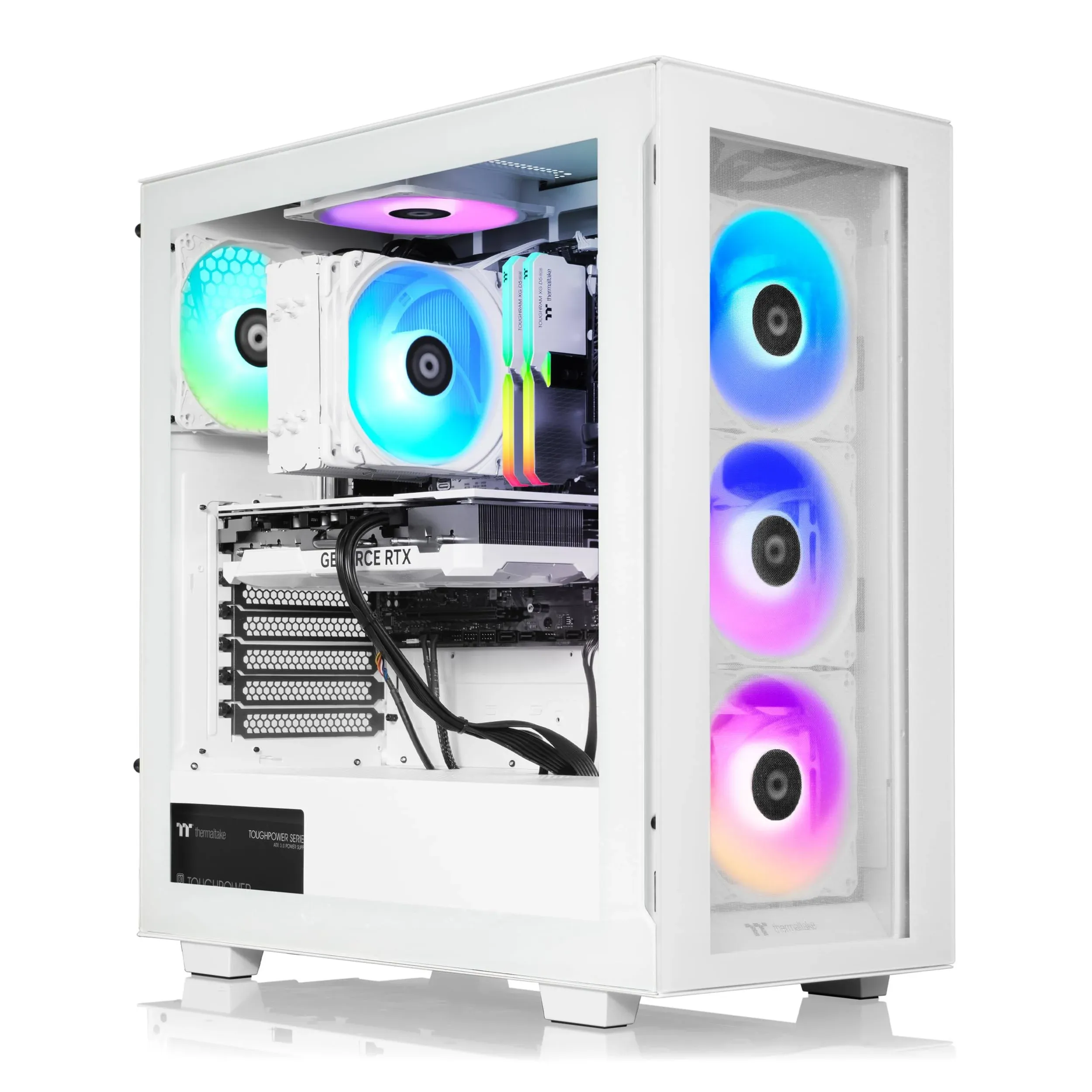 Thermaltake LCGS View i470 Gaming Desktop White