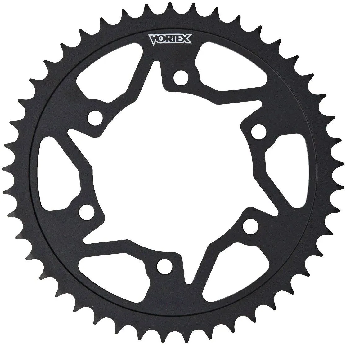 Vortex Steel Rear Sprocket - Black - 41T - 435S-41