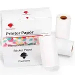 Adhesive Transparent Thermal Paper, for M02/M02 Pro/M02S/M03/M<wbr/>04S Mini Therma...