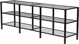 SEI Furniture Southern Enterprises Tyler TV Stand Black