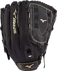 NWT Mizuno Premier 13&#034; Slow Pitch Softball Glove Black Right Hand Throw