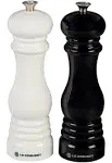 Le Creuset Salt & Pepper Mill Set - Black and White