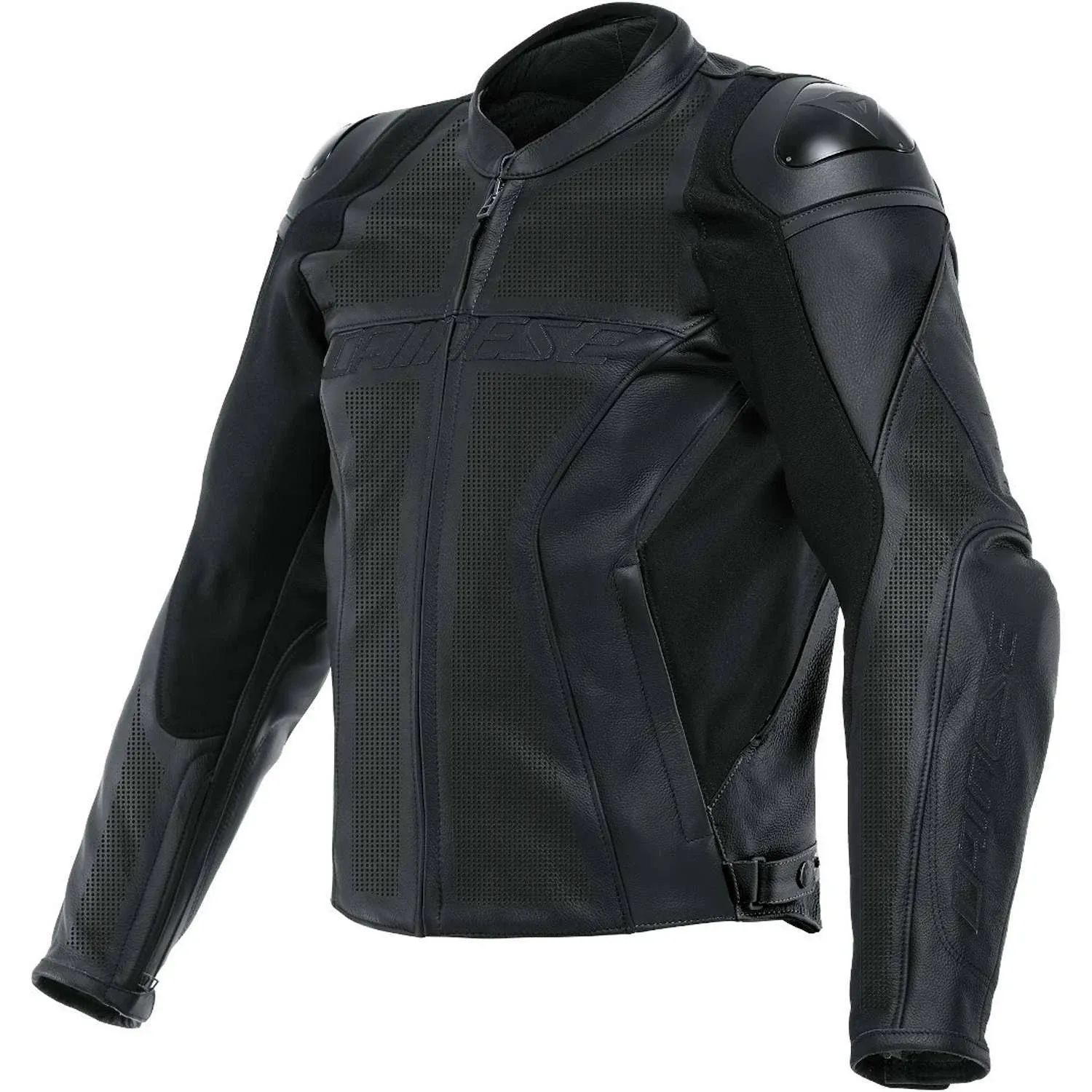 Dainese Racing 4 Leather Jacket Perforated Black - Size 50