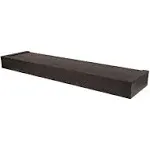 High & Mighty 24" Espresso Modern Floating Shelf