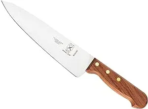 Mercer Culinary Praxis Chef Knife with Rosewood Handle, 8 Inch, Wood