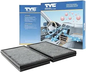 TYC Cabin Air Filter Compatible with 2004-2010 BMW 5 Series