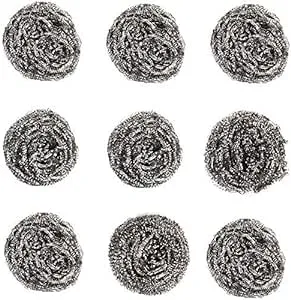 Fuller Brush Heavy Duty Stainless Steel Kitchen Cleaner Scrubbing Scour Sponges - 9 Pack