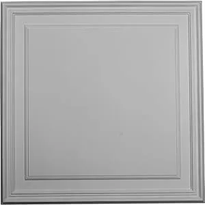 Ekena Millwork PNL22X22LE 21 5/8-Inch W x 21 5/8-Inch H x 5/8-Inch P Legacy Rectangle Wall/Door Panel