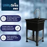 UTILITYSINKS 24" Compact Workshop Utility Tub Sink