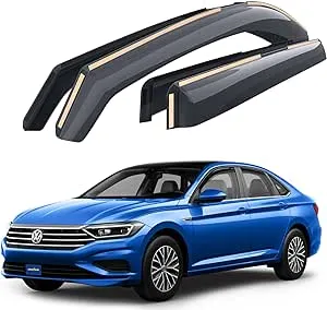 Side Window Deflectors Rain Guards for 2019-2024 Volkswagen Jetta SHATTERPROOF  | eBay