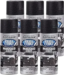 New Rust-Oleum 10 Oz Peel Coat 340541 Rugged Silver Rubber Coating Spray