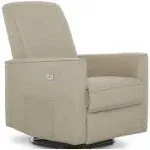 Evolur Harlow Deluxe Glider |Power Recliner| Rocker, 612-GRY