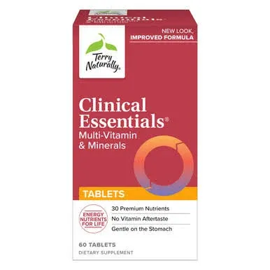 Terry Naturally Clinical Essentials Multi-Vitamin & Minerals 60 Tablets