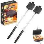 Cast Iron Camp Pie Cooker, Campfire Sandwich Maker (Pack of 2)