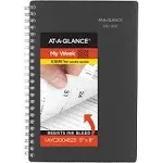 2024-2025 AT-A-GLANCE DayMinder Academic Weekly/Monthly Small Planner, 5” x 8”, Charcoal, July to June