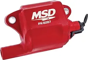 MSD 8287 Ignition Coil Pro Power Series, Red, Individual