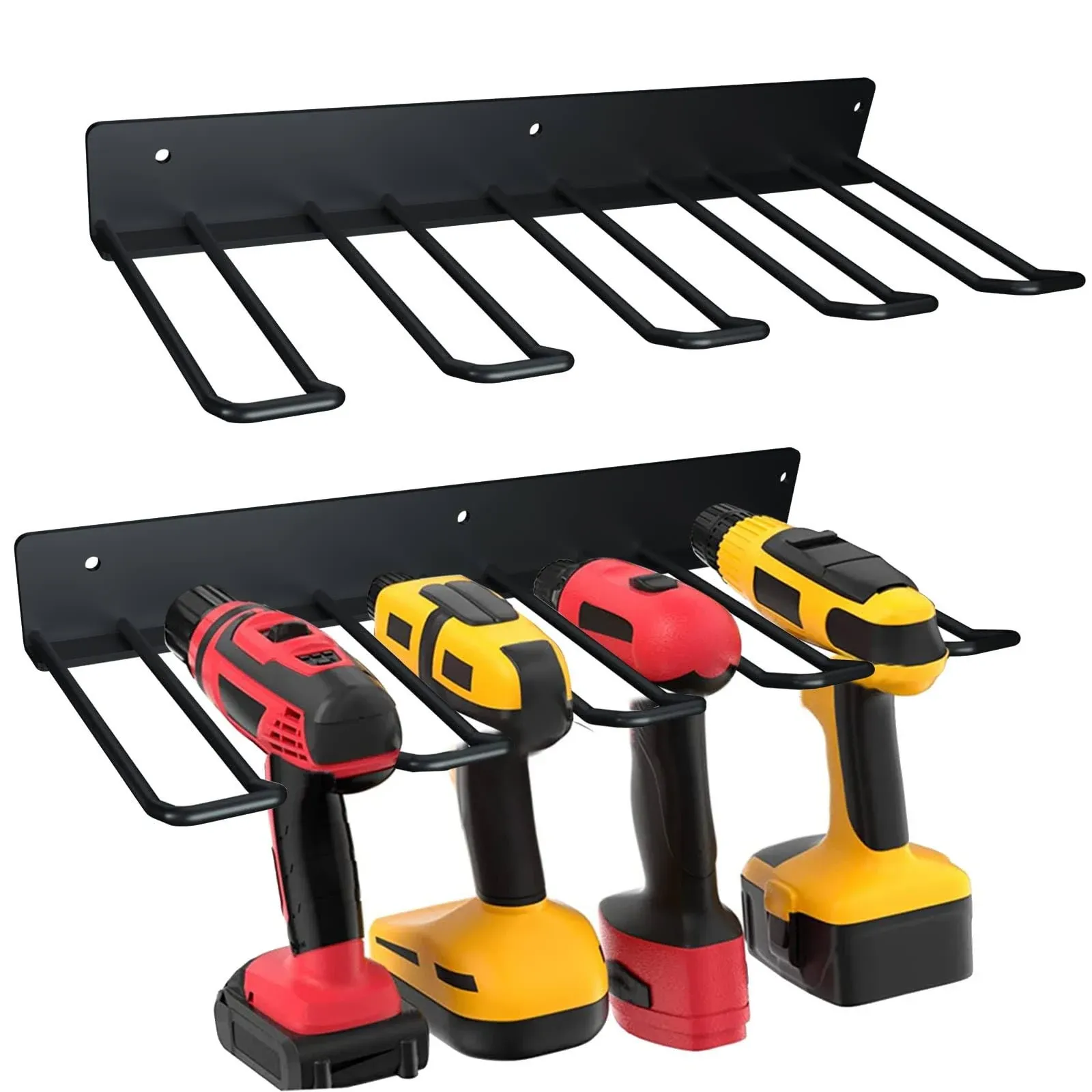 Electric Drill Storage Rack, 2PCS Drill Rack and Storage Holder,Power Tool Organ