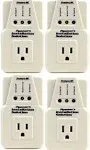 Nippon America 4 Pcs Voltage Protector Brownout Surge Refrigerator 1800 Watts Appliance