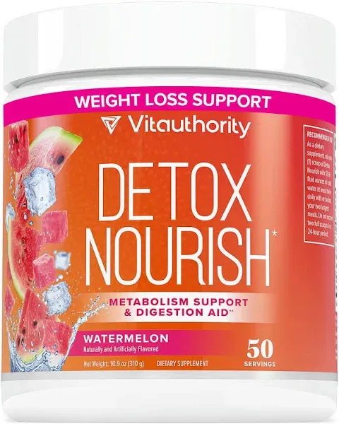 Vitauthority Detox Nourish Pink Lemonade 50 Servings