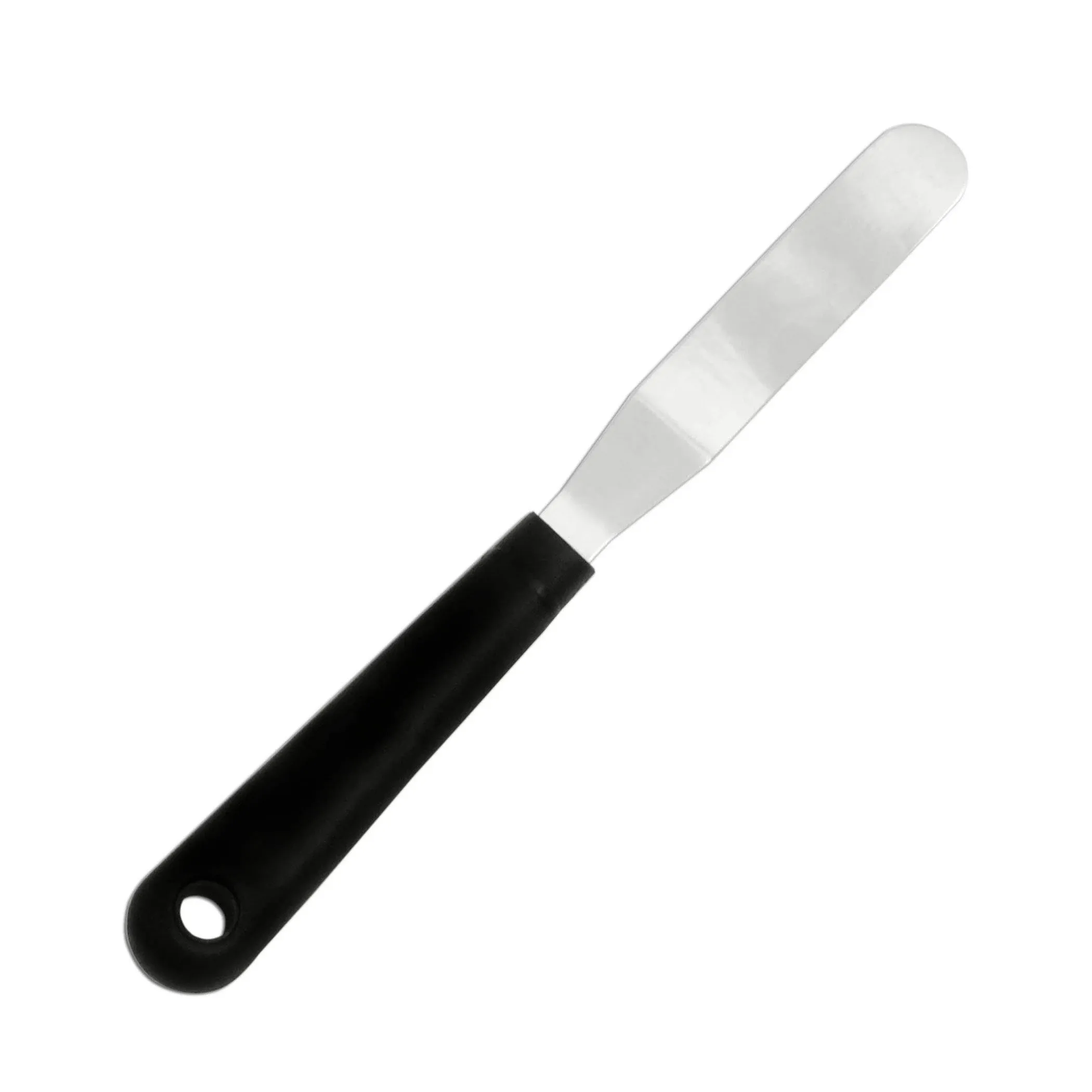 Offset Spatula 4 Inch Black Silver New