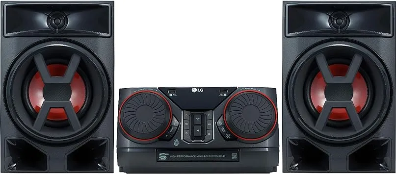 LG 300 Watt Mini Hi-Fi Shelf System - Bluetooth - (2018 Model) - CK43 (Renewed)