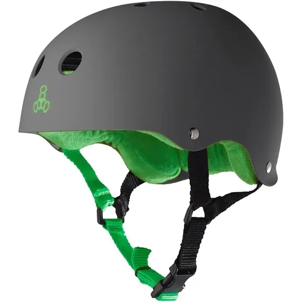 Triple Eight Sweatsaver Helmet (Carbon Rubber)