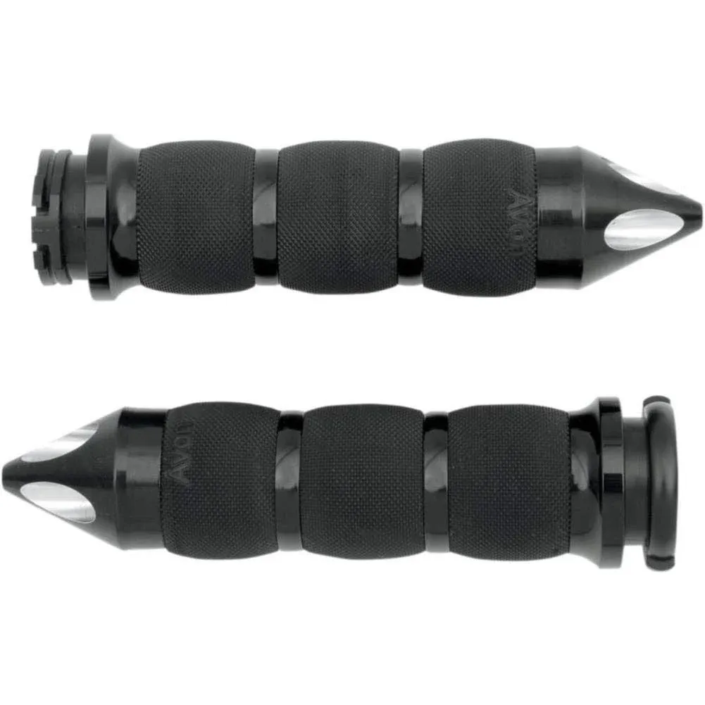 Avon AIR-90-ANO-SP<wbr/>K Air Cushion Grips Black Throttle Slide, Spike