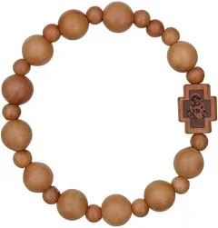 Jujube Wood Rosary Bracelet