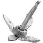 Seachoice 41040 Galvanized Folding Grapnel Anchor, 13 lbs.