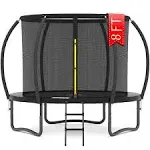 Jumpzylla Trampoline 8ft 10ft 12ft 14ft Trampoline with Enclosure - Re