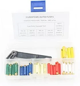 GBC European Automotive Fuse Box Assortment Bakelite Auto Fuses