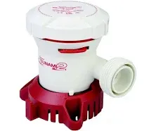 Attwood 5606-7 Tsunami 12V 500 GPH Cartridge Manual Bilge Pump