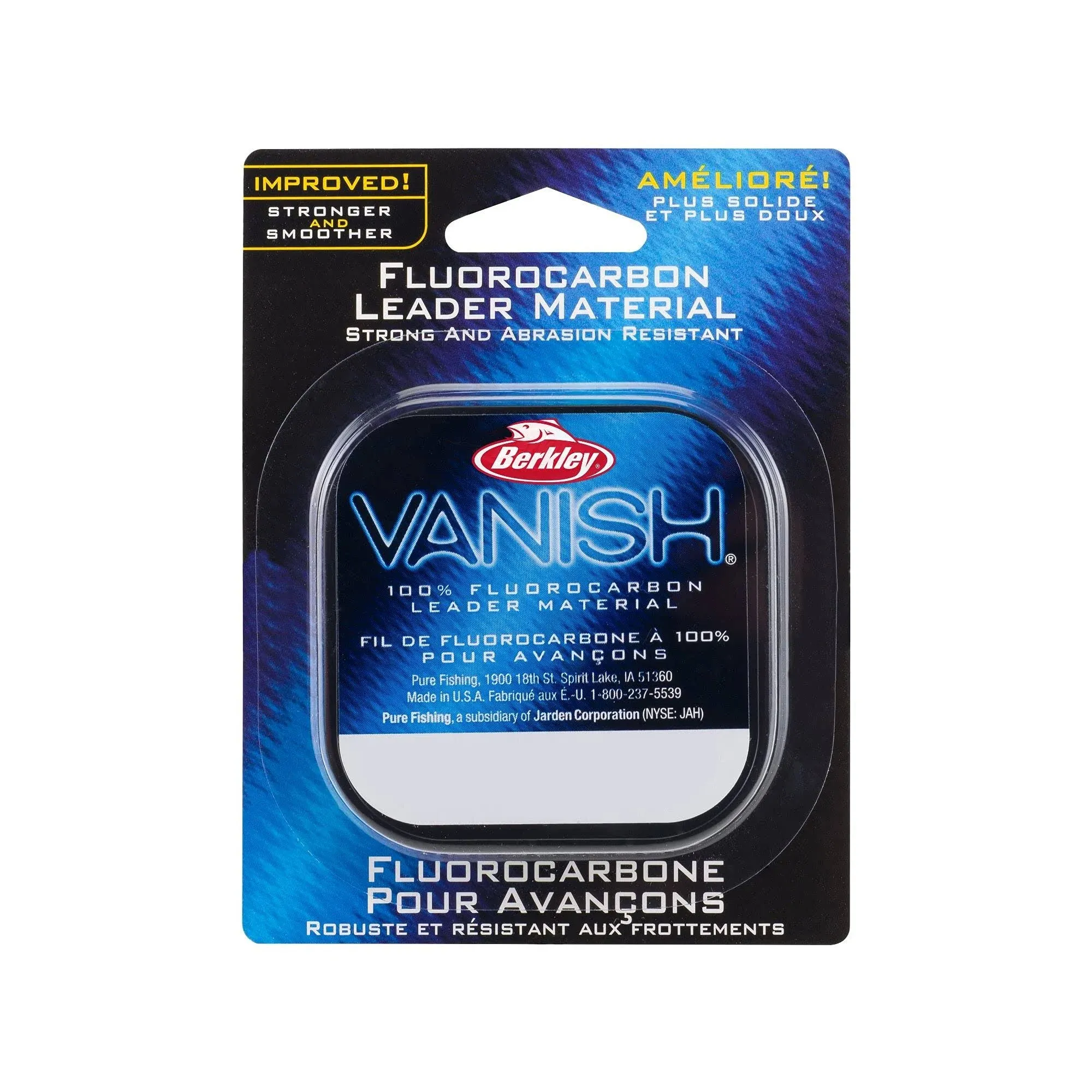 Berkley Vanish Fluorocarbon Leader Material - Clear