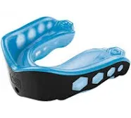 Shock Doctor Gel Max Strapless Mouth Guard Blue Black Adult Football Soccer Spar