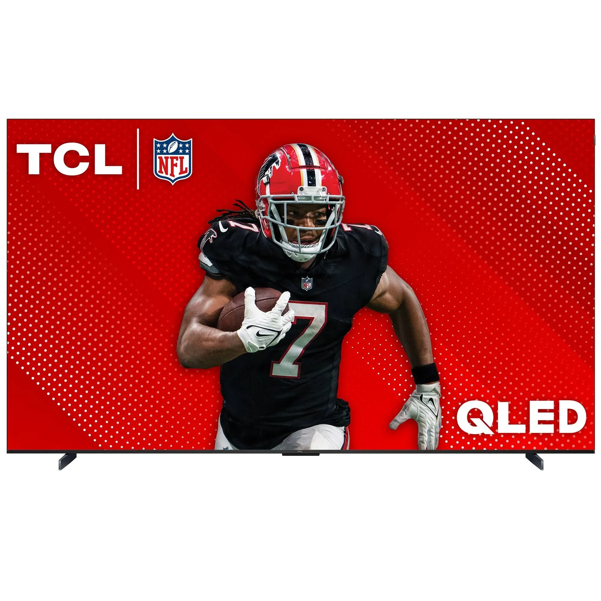 TCL 98 英寸 Q65 QLED 4K UHD 智能电视，配备 Google TV（98Q651G，2024 款）杜比视界、杜比全景声、HDR Pro+、游戏加速器增强游戏、语音遥控器、兼容 Alexa、流媒体电视