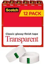 Scotch Transparent Tape 3/4" x