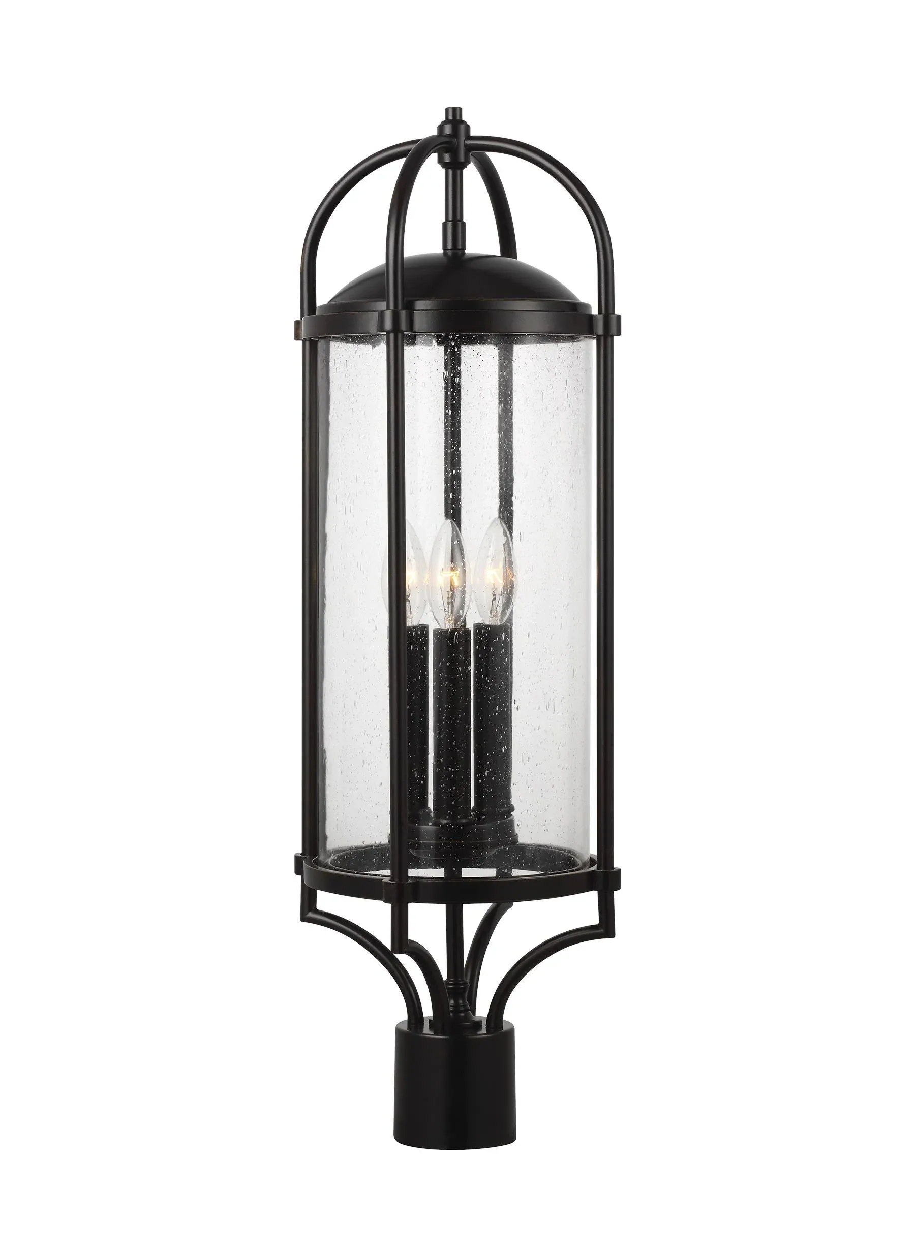 Feiss Lighting-Dakota-Three Light Outdoor Post/Pier Lantern in Transitional Style-9.5 Inch Wide by 28.13 Inch High